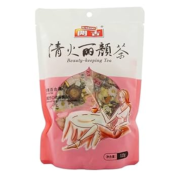 Amazon.co.jp: 每日花茶 开古 龙井八宝茶 苦瓜下火茶 八宝菊花茶